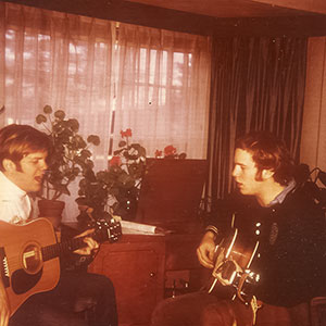 Jamming with brother Jim