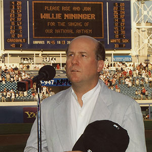 Singing the National Anthem for the Chicago White Sox