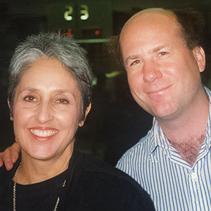 With Joan Baez